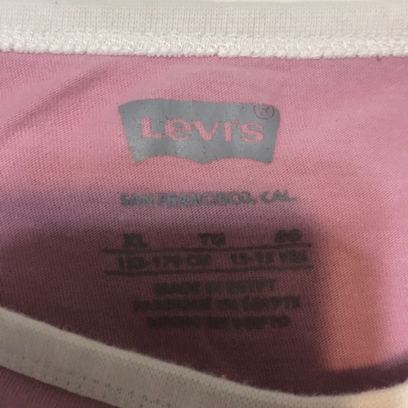 Levi’s girls XL pink tee - Picture 2 of 4